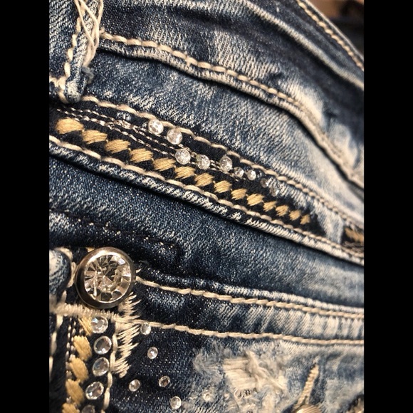 ‼️SOLD‼️Womens Miss Me Bootcut Jeans Size 36 - Picture 8 of 13